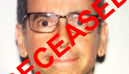 Roy McGrath with Deceased watermark