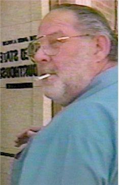 Fugitive David Benjamin Creamer smoking